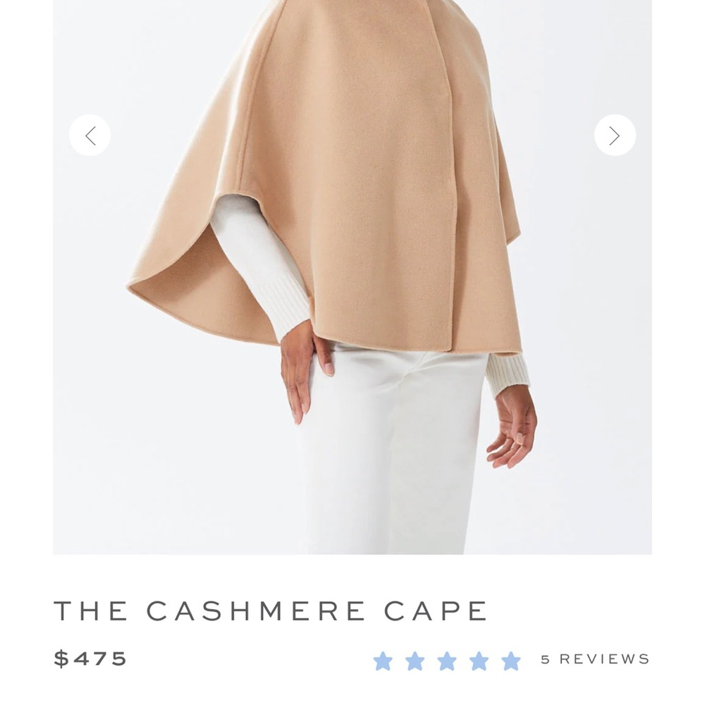Alice Walk The Cashmere Cape - Camel Women's Cape